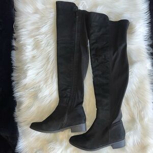 Fashion Nova Black Over-the-Knee Boots